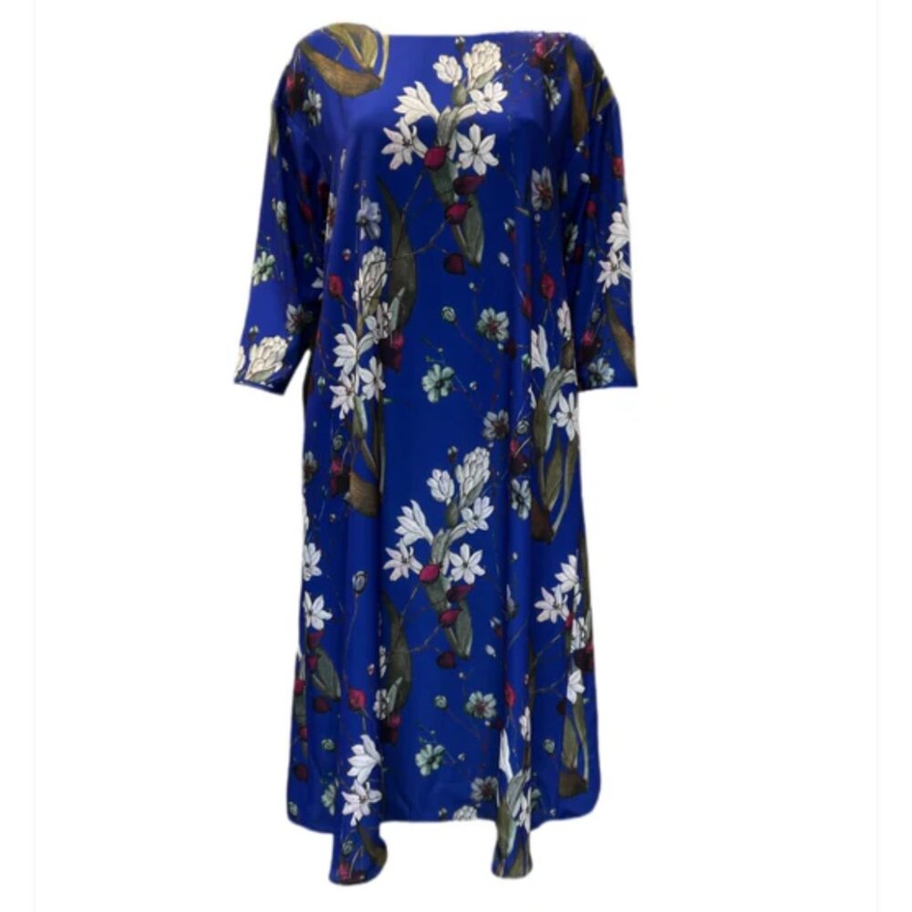 Blue shift dress